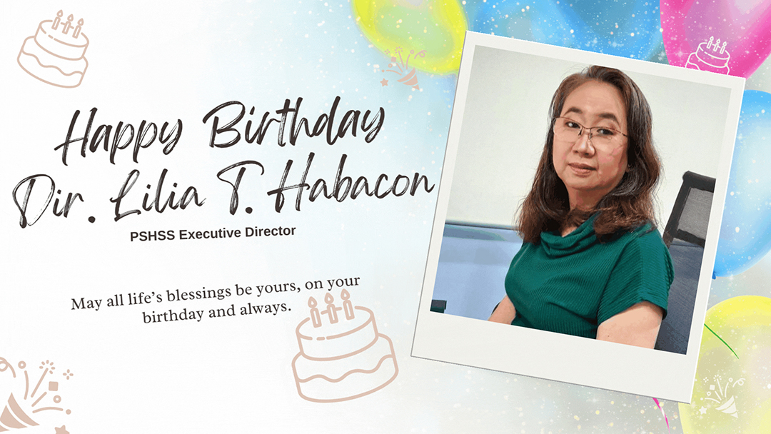Happy Birthday Greeting Dir. Lilia T. Habacon