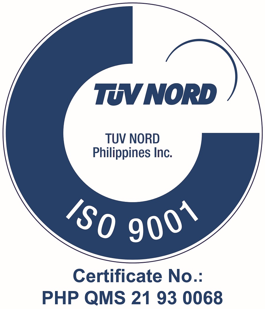 3ISO 9001 logo TUV Nord Phils