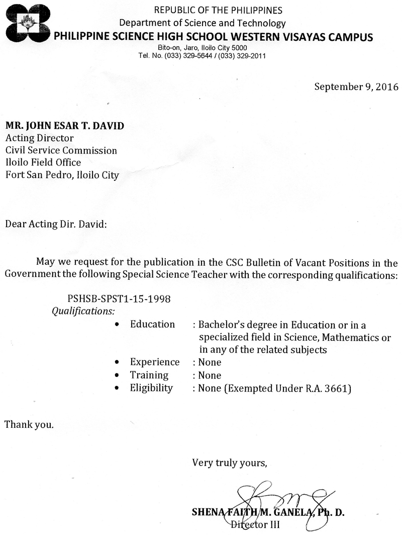 CSC Bulletin of Vacant Positions 3